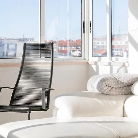 Apartment Two-bedroom Beachfront With Pool - Costa da Caparica